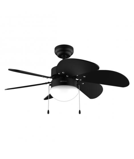 Cecotec EnergySilence Aero 3600 Vision Full Black Ventilador de Techo con 6 Aspas y Lampara Integrada - 50W - Diametro de 36" - 