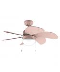 Cecotec EnergySilence Aero 3600 Vision Full Pink Ventilador de Techo con 6 Aspas y Lampara Integrada - 50W - Diametro de 36" - 3