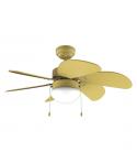 Cecotec EnergySilence Aero 3600 Vision Full Yellow Ventilador de Techo con 6 Aspas y Lampara Integrada - 50W - Diametro de 36" -