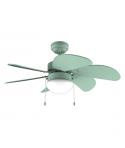 Cecotec EnergySilence Aero 3600 Vision Full Green Ventilador de Techo con 6 Aspas y Lampara Integrada - 50W - Diametro de 36" - 