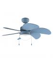 Cecotec EnergySilence Aero 3600 Vision Full Blue Ventilador de Techo con 6 Aspas y Lampara Integrada - 50W - Diametro de 36" - 3
