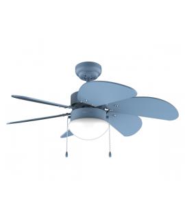 Cecotec EnergySilence Aero 3600 Vision Full Blue Ventilador de Techo con 6 Aspas y Lampara Integrada - 50W - Diametro de 36" - 3