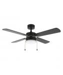 Cecotec EnergySilence Aero 450 FullBlack Ventilador de Techo con 4 Aspas y Luz Integrada - Potencia de 50W - Diametro de 42" - 3