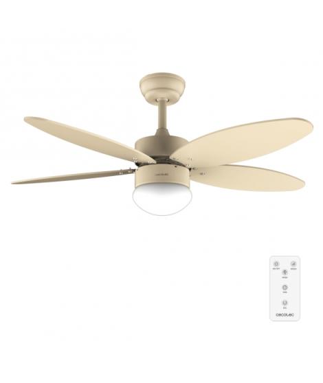 Cecotec EnergySilence Aero 4260 Full SunLight Ventilador de Techo con 5 Aspas Reversibles y Luz - 40W - Diametro de 42" - 3 Tono