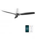 Cecotec EnergySilence Aero 5285 WhiteTransparent Connected Ventilador de Techo de 3 Aspas - 40W - Diametro de 52" - App - IP44 -