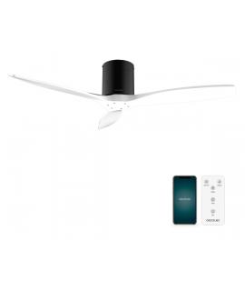 Cecotec EnergySilence Aero 5500 Aqua BlackandWhite Connected Ventilador de Techo de 3 Aspas - 40W - Diametro de 52" - Proteccion