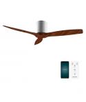 Cecotec EnergySilence Aero 5500 Aqua IronDarkWood Connected Ventilador de Techo de 3 Aspas - 40W - Diametro de 52" - Wi-Fi - IP2