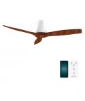 Cecotec EnergySilence Aero 5500 Aqua WhiteDarkWood Connected Ventilador de Techo de 3 Aspas - 40W - Diametro de 52" - Wi-Fi - IP