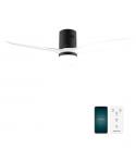 Cecotec EnergySilence Aero 5600 Aqua BlackandWhite Connected Ventilador de Techo con 3 Aspas y Luz LED - 40W - Diametro de 52" -
