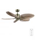 Cecotec EnergySilence Aero 5200 Natural Palm Ventilador de Techo de 5 Aspas - 38W - Motor Dc - Diametro de 50" - Temporizador - 