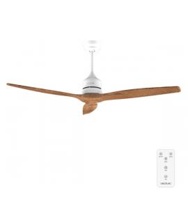 Cecotec EnergySilence Aero 5270 WhiteandBlackWood Ventilador de Techo de 3 Aspas de Madera - 40W - Diametro de 52" - Temporizado