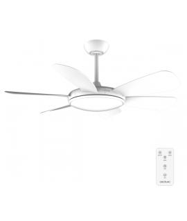 Cecotec EnergySilence Aero 5200 White Pro Ventilador de Techo con 6 Aspas y Luz Integrada - 32W - Diametro de 52" - LED de 32W -