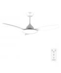 Cecotec EnergySilence 4800 Light White Ventilador de Techo con 3 Aspas y Luz - 35W - Diametro de 48" - 3 Tonos LED - 6 Velocidad