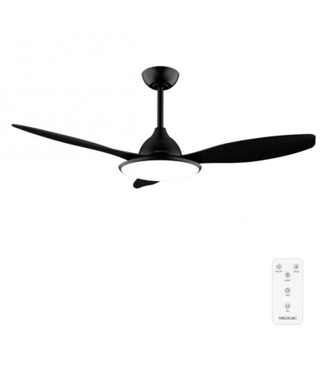 Cecotec EnergySilence 4800 Light Black Ventilador de Techo con 3 Aspas y Luz Integrada - 36W - Diametro de 48" - LED de 36W - Te