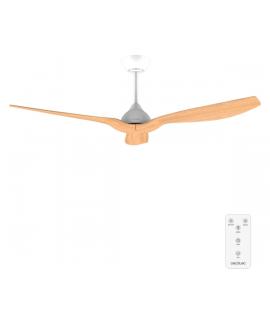 Cecotec EnergySilence Aero 5200 WhiteWood Ventilador de Techo de 3 Aspas - 35W - Diametro 52" - Temporizador - 6 Velocidades - M