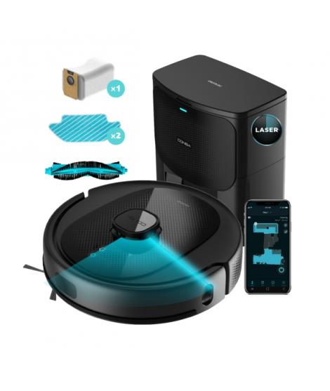 Cecotec Conga 8290 Immortal Ultra Power Home X-Treme Robot Aspirador 4 en 1 con Base de Autovaciado - 7000Pa - Navegacion Laser 