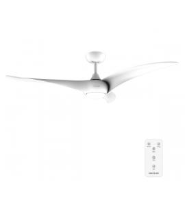 Cecotec EnergySilence Aero 5295 White Ventilador de Techo con 3 Aspas y Luz - 40W - Diametro de 54" - 3 Tonos LED - Mando a Dist