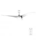 Cecotec EnergySilence Aero 5295 White Ventilador de Techo con 3 Aspas y Luz - 40W - Diametro de 54" - 3 Tonos LED - Mando a Dist