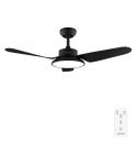 Cecotec EnergySilence Aero 5200 Light Black Ventilador de Techo con 3 Aspas y Luz - 40W - Diametro de 43" - 3 Tonos LED - Mando 
