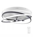 Cecotec EnergySilence LampAero 600 FlowLight Ventilador de Techo con 5 Aspas y Luz - 20W - Aro LED con 3 Tonos - Diametro de 24"