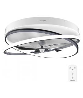 Cecotec EnergySilence LampAero 600 FlowLight Ventilador de Techo con 5 Aspas y Luz - 20W - Aro LED con 3 Tonos - Diametro de 24"