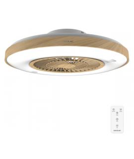 Cecotec EnergySilence LampAero 600 InsideWood Ventilador de Techo con 5 Aspas y Luz - 20W - 3 Tonos LED - Diametro de 24" - Temp