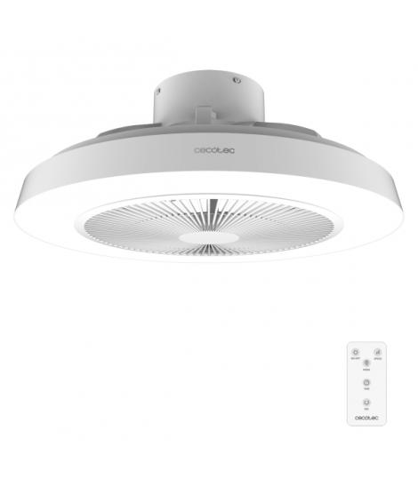 Cecotec EnergySilence LampAero 600 InsideWhite Ventilador de Techo con Luz LED - 20W - Aspas Aerodinamicas de 20" - 3 Velocidade