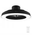 Cecotec EnergySilence LampAero 600 InsideBlack Ventilador de Techo con 5 Aspas y Luz - 20W - Aro LED con 3 Tonos - Diametro de 2
