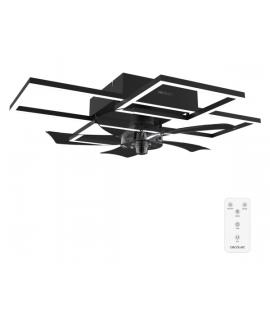 Cecotec EnergySilence LampAero 690 FlowLight Ventilador de Techo con 5 Aspas y Luz - 20W - Estilo Geometrico Moderno - 3 Tonos L