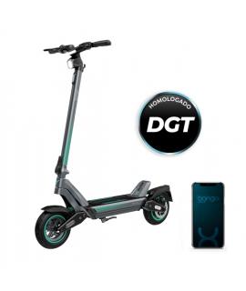 Cecotec Bongo Y45 Connected Patinete Electrico - 750W - Autonomia 45km - Doble Suspension - Ruedas 10" - Sistema de Frenos Tripl