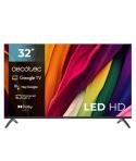 Cecotec A3 series ALH40032S Televisor Smart TV sin Marco de 32" LED HD - Google TV - Procesador Cortex A55 - Sonido Dolby Audio 