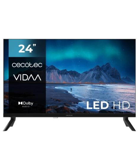 Cecotec A5 series ALH50024 Televisor Smart TV de 24" LED con Resolucion HD - Sistema Dolby Audio - Sistema Operativo VIDAA - WiF