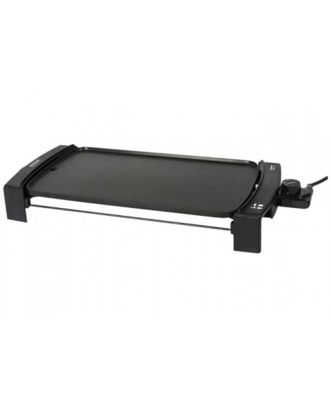 Cecotec Black&Water 2500 Plancha de Asar Electrica de Gran Potencia - Revestimiento Antiadherente - Bandeja Recogegrasas - Tempe