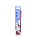 Milan Pack de 12 Lapices de Grafito Triangulares - Mina HB #2 de 2mm - Resistente a la Rotura - Para Escritura y Dibujo