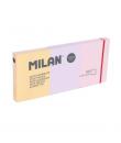 Milan Pastel Pack con 3 Blocs de 100 Notas Adhesivas Removibles 38x50mm - Colores Pastel Surtidos