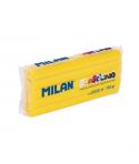 Milan Barra de Plastilina de 150gr - Base de Almidon de Maiz - Sin Gluten - Mezclables - Color Amarillo