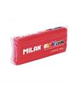 Milan Barra de Plastilina de 150gr - Base de Almidon de Maiz - Sin Gluten - Mezclables - Color Rojo