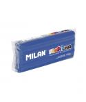 Milan Barra de Plastilina de 150gr - Base de Almidon de Maiz - Sin Gluten - Mezclables - Color Azul Oscuro
