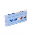 Milan Barra de Plastilina de 150gr - Base de Almidon de Maiz - Sin Gluten - Mezclables - Color Azul Claro