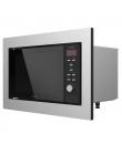 Cecotec GrandHeat 2350 Built-In SteelBlack Microondas Encastrable con Grill 23L 900W - Temporizador - 9 Funciones Preconfigurada