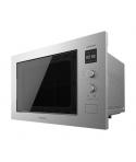 Cecotec GrandHeat 2550 Built-In Steel Microondas Encastrable con Grill 25L 1320W - Temporizador hasta 60min - 8 Funciones Precon