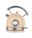 Cecotec ThermoSense 420 Light Beige Hervidor de Agua 2200W - Capacidad 1,8L - Acero Inoxidable - Filtro Antical - Base con Giro 
