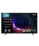 Cecotec V1+ Series Televisor Smart TV 55" QLED UHD 4K HDR10 - Dolby Vision - Dolby Atmos - WiFi, HDMI, USB, Ethernet - Diseño Fr