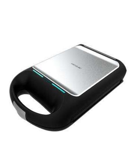 Cecotec Rock’nToast Family Grill Sandwichera 1500W - Revestimiento Antiadherente - Rapidez de Calentamiento - Sistema Giratorio 