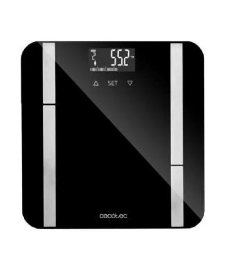 Cecotec Surface Precision 9450 Full Healthy Bascula de Baño - Alta Precision - Plataforma de Cristal Templado - Pantalla LCD Inv