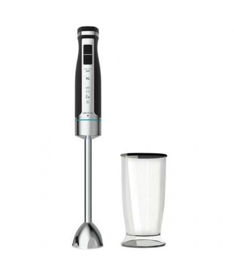 Cecotec PowerGear 1500 XL Batidora de Mano 1500W - 4 Hojas con Recubrimiento de Titanio - 21 Niveles y Turbo - Incluye Vaso de c