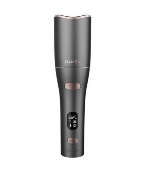 Cecotec Bamba SurfCare 750 Travel Magic Waves Rizador de Pelo Inalambrico - Ceramica - Ajuste de Temperatura y Tiempo - Pantalla