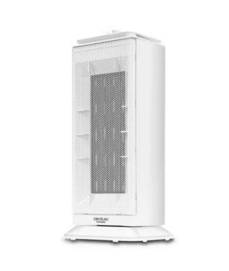 Cecotec Ready Warm 6200 Ceramic Sky Calefactor Baño Ceramico 2000W - Oscilante - Termostato Regulable - 3 Modos de Funcionamient