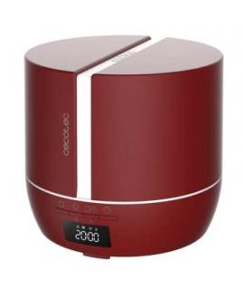 Cecotec PureAroma 550 Connected Garnet Difusor de Aromas 500ml Bluetooth - Pantalla LED - Altavoz - Temporizador 12h - 3 Modos d