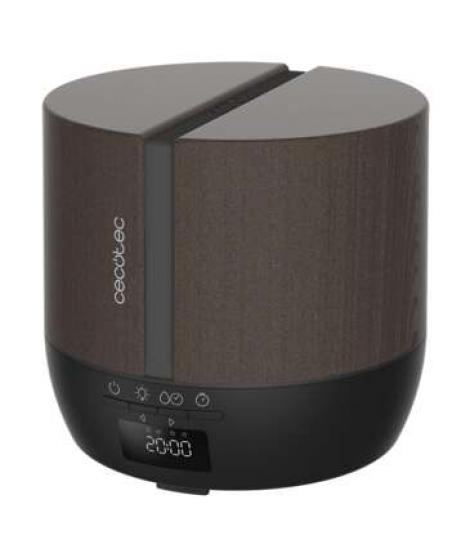 Cecotec PureAroma 550 Connected Black Woody Difusor de Aromas 500ml Bluetooth - Pantalla LED - Altavoz - Temporizador 12h - 3 Mo
